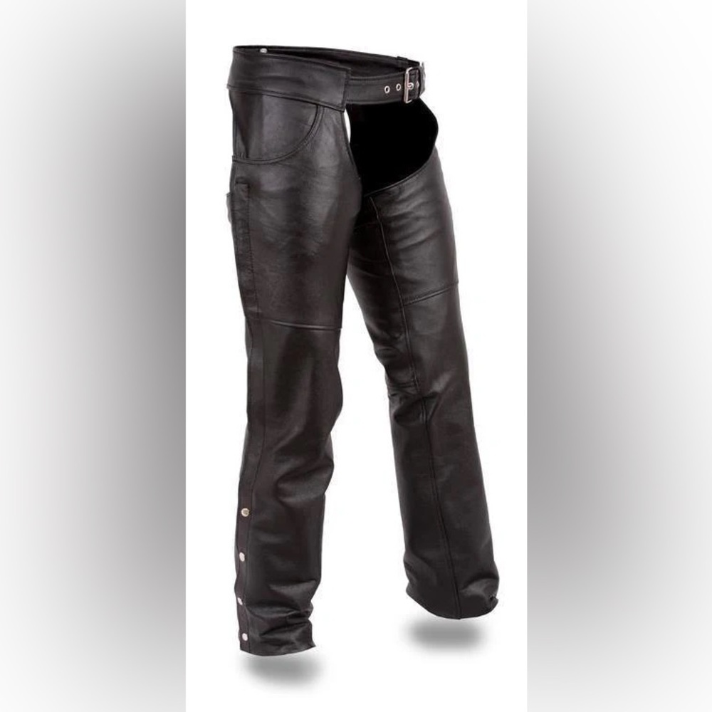 FMC Leather Motorcycle Riding Chaps